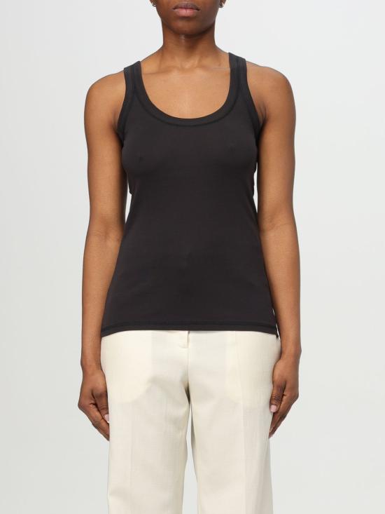 25SS 르메르 민소매 티셔츠 TO1199LJ1016 BK998 Black