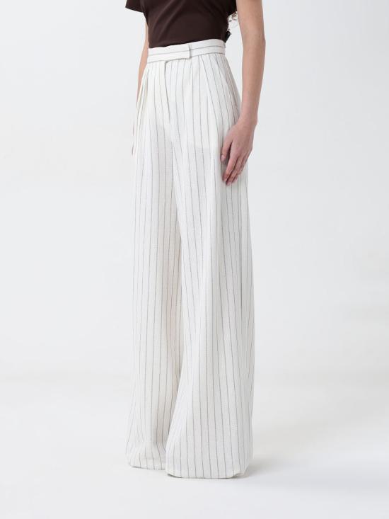25FW 막스마라 팔라초 팬츠 2511781022600 001 White - MAX MARA