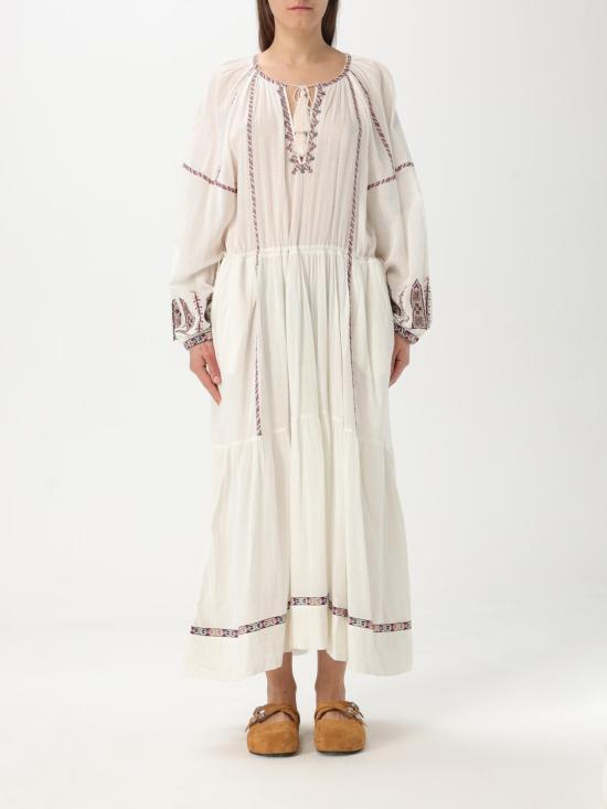 25SS 이자벨마랑에뚜왈 롱 원피스 RO0673FAC1J11E ECOE White