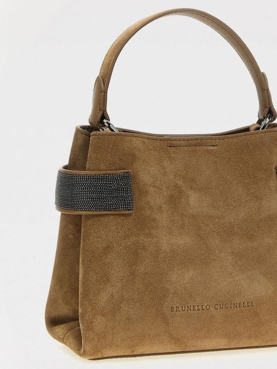 25SS 브루넬로 쿠치넬리 토트백 MBDLD2499 C7495 Brown - BRUNELLO CUCINELLI