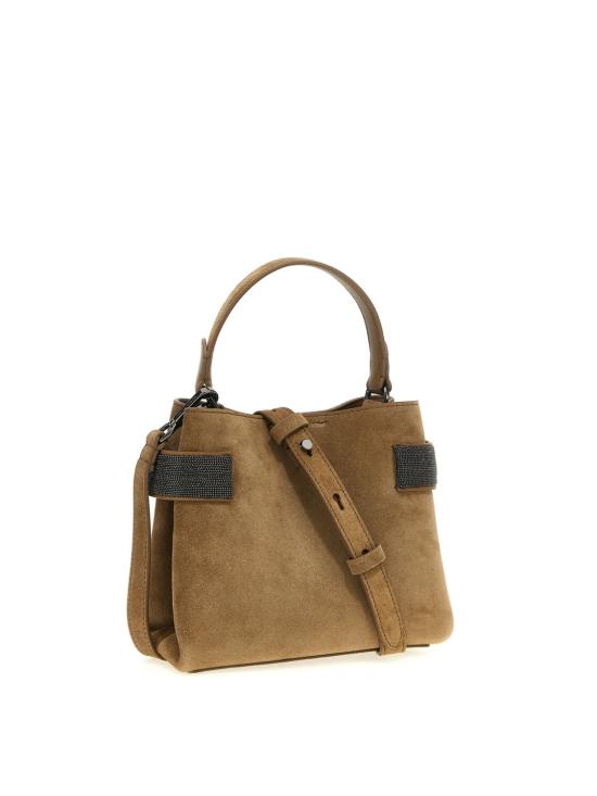 25SS 브루넬로 쿠치넬리 토트백 MBDLD2499 C7495 Brown - BRUNELLO CUCINELLI