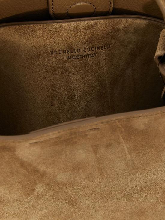 25SS 브루넬로 쿠치넬리 토트백 MBDLD2499 C7495 Brown - BRUNELLO CUCINELLI