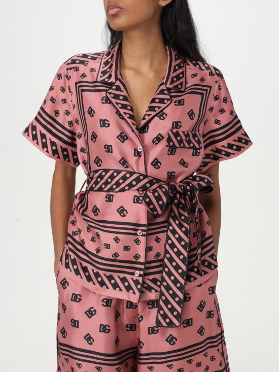 25FW 돌체앤가바나 블라우스 F5G67THI1X0 H24ZW Pink - DOLCE & GABBANA