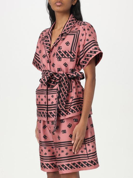 25FW 돌체앤가바나 블라우스 F5G67THI1X0 H24ZW Pink - DOLCE & GABBANA