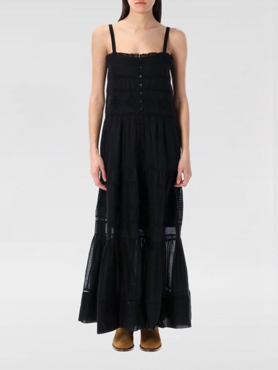 25SS 이자벨마랑에뚜왈 롱 원피스 25PRO0708FAC1J15E 01BK Black