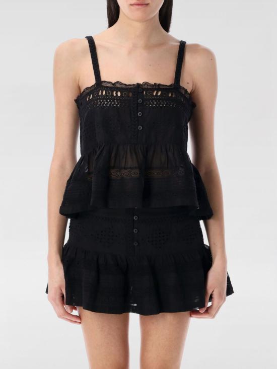 25SS 이자벨마랑에뚜왈 민소매 티셔츠 25PHT0542FAC1J15E 01BK Black