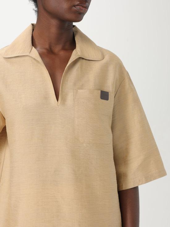 25FW 막스마라 블라우스 2511191019600 002 Brown - MAX MARA