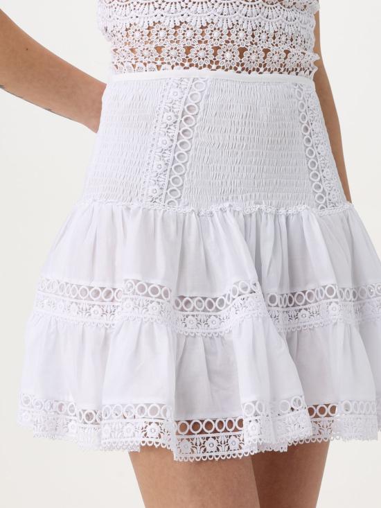 25FW 차로루이즈 숏 스커트 251401 WHITE White - CHARORUIZ