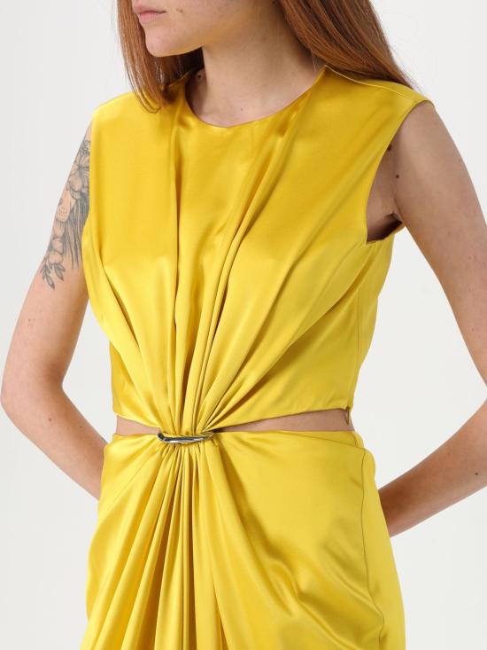 25FW 막스마라 롱 원피스 2511221024600 010 Yellow - MAX MARA