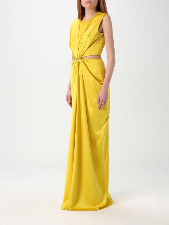25FW 막스마라 롱 원피스 2511221024600 010 Yellow - MAX MARA