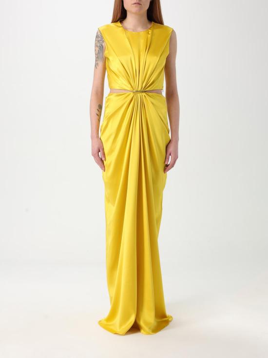 25FW 막스마라 롱 원피스 2511221024600 010 Yellow