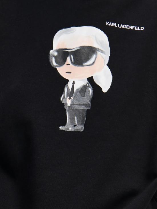 25SS 칼라거펠트 스웨터 A1W20083 999 Black - KARL LAGERFELD