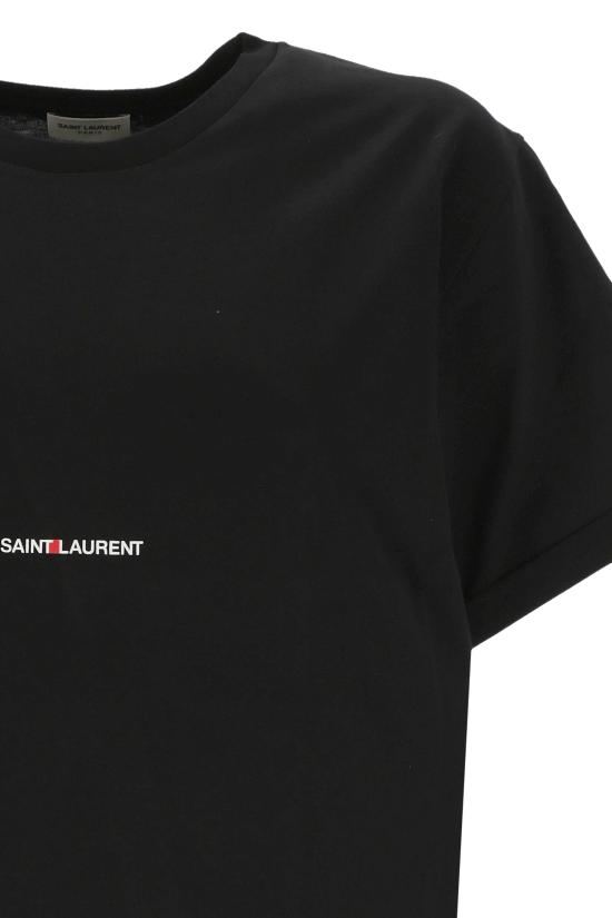 25SS 생로랑 긴팔 티셔츠 460876 YB2DQ1000 Black - SAINT LAURENT