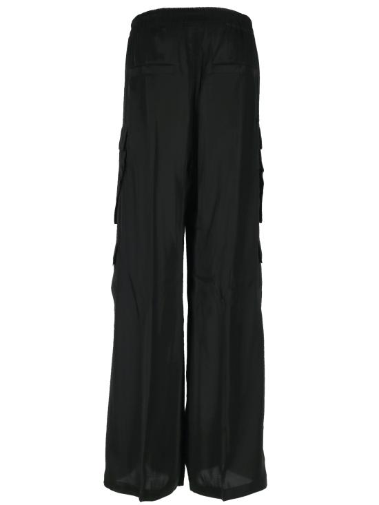 25SS 릭 오웬스 스트레이트 팬츠 RP01E7327 SCH09 Black - RICK OWENS