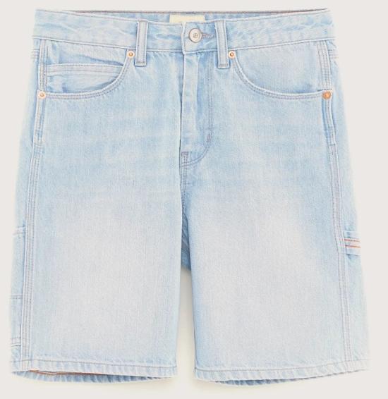 25SS [주니어] 벨로즈 쇼츠/버뮤다 BK251155 D0545LBB Blue bleach