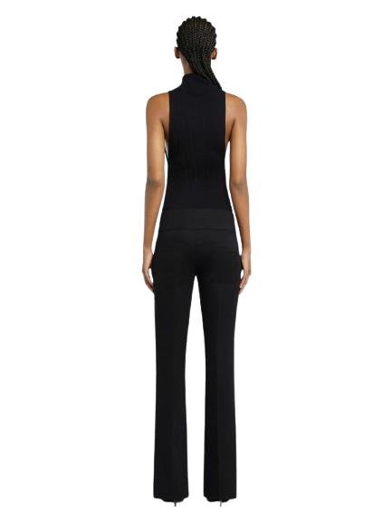 25SS 쿠레쥬 민소매 티셔츠 125MTO384FI0049 9999 Black - COURREGES