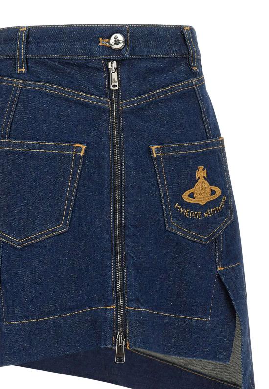 25SS 비비안웨스트우드 데님 스커트 19030016 W0162K406 Blue - VIVIENNE WESTWOOD