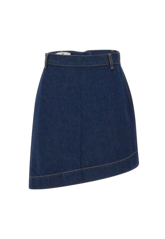 25SS 비비안웨스트우드 데님 스커트 19030016 W0162K406 Blue