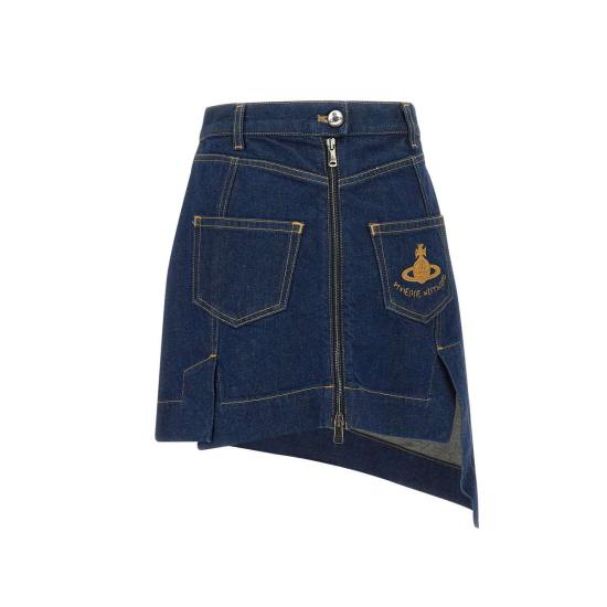 25SS 비비안웨스트우드 데님 스커트 19030016 W0162K406 Blue - VIVIENNE WESTWOOD