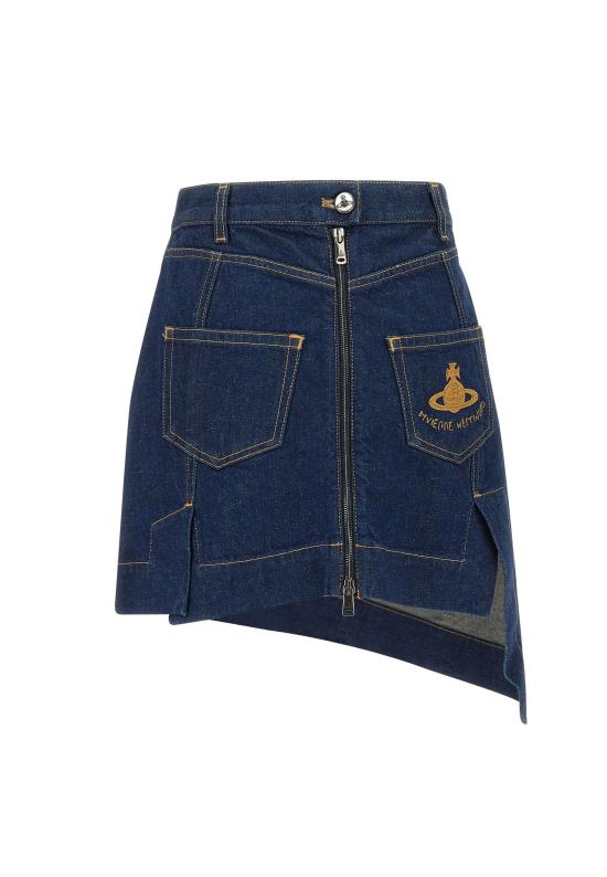 25SS 비비안웨스트우드 데님 스커트 19030016 W0162K406 Blue - VIVIENNE WESTWOOD
