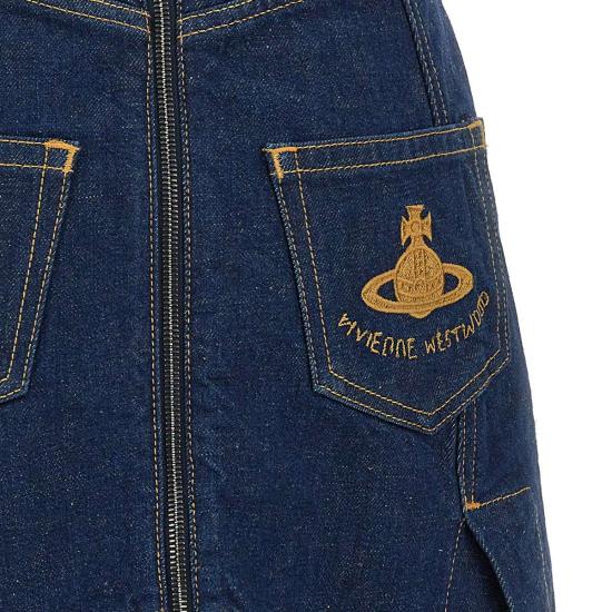 25SS 비비안웨스트우드 데님 스커트 19030016 W0162K406 Blue - VIVIENNE WESTWOOD
