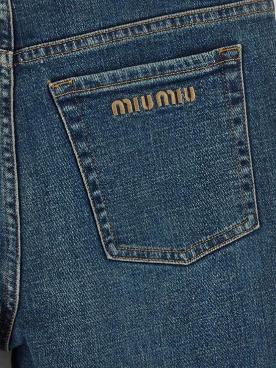 25SS 미우미우 데님 팬츠 GWP539 15UJF0008 Blue - MIU MIU