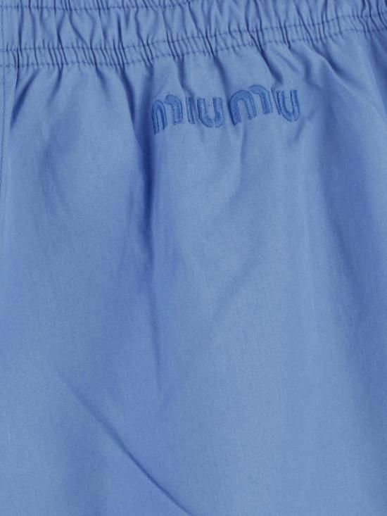 25SS 미우미우 스트레이트 팬츠 MP1829 15ULF0013 Clear Blue - MIU MIU