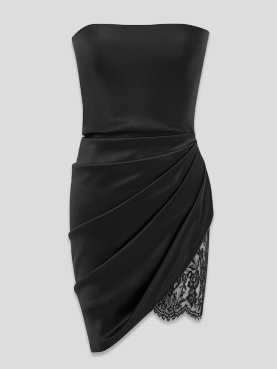 25SS 생로랑 숏 원피스 799624 Y001W1000 Black