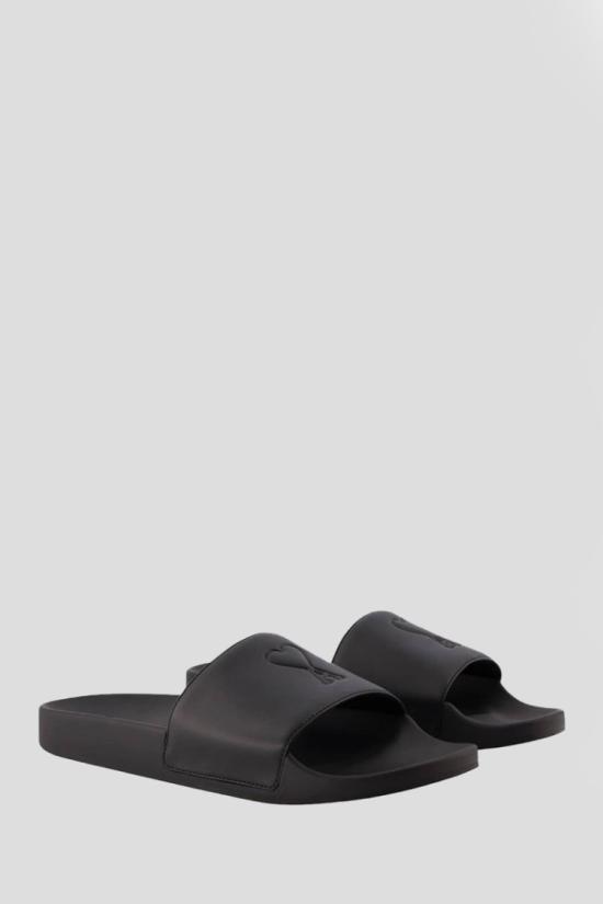  아미 뮬/슬리퍼 USN400 AA0002 Black - AMI