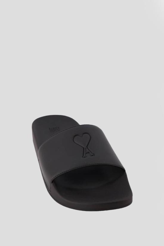  아미 뮬/슬리퍼 USN400 AA0002 Black - AMI