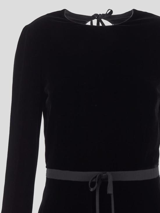 25SS 생로랑 숏 원피스 803917 Y1H021000 Black - SAINT LAURENT