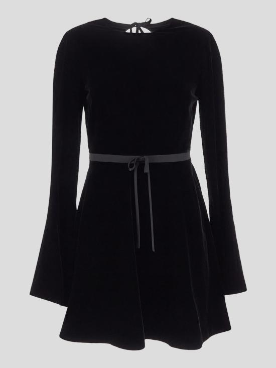 25SS 생로랑 숏 원피스 803917 Y1H021000 Black