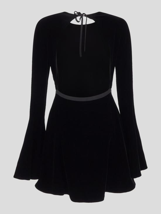 25SS 생로랑 숏 원피스 803917 Y1H021000 Black - SAINT LAURENT