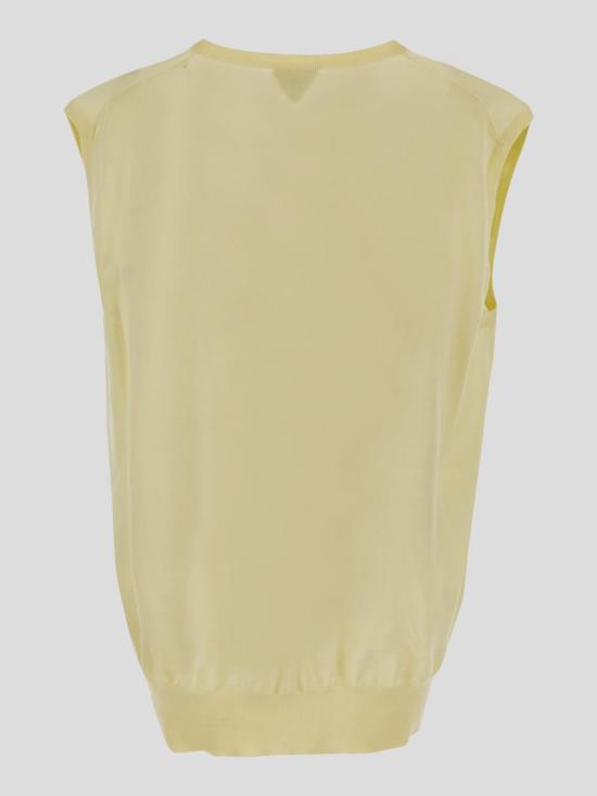 25SS 보테가베네타 니트 베스트 799429 V4B701500 Daffodyl - BOTTEGA VENETA