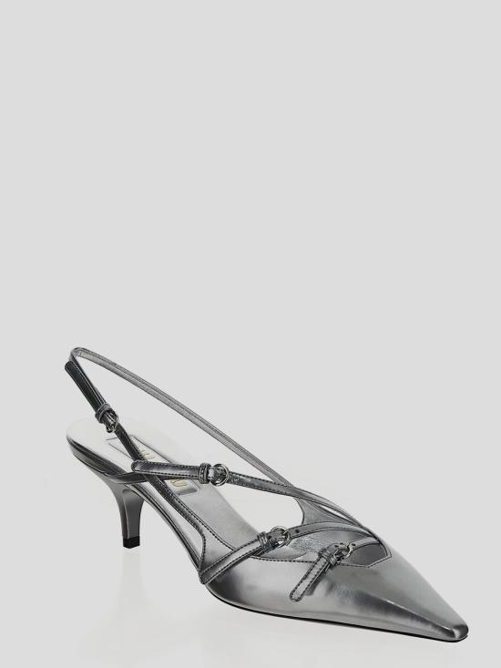 25SS 미우미우 힐/펌프스 5I013E H4FF0118 Silver - MIU MIU