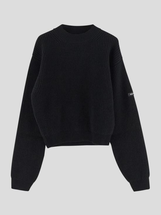 25SS 발렌시아가 긴팔 티셔츠 808444 T17031000 Black