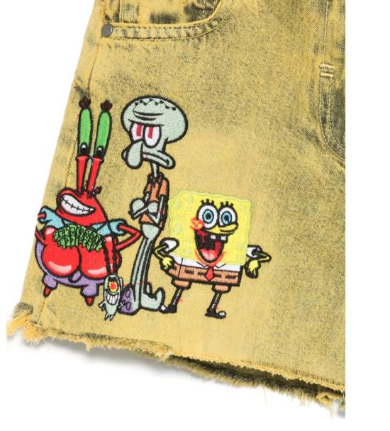 25SS [주니어] 스텔라 맥카트니 쇼츠/버뮤다 TW6F29 Z0746 244 Yellow - STELLA MCCARTNEY