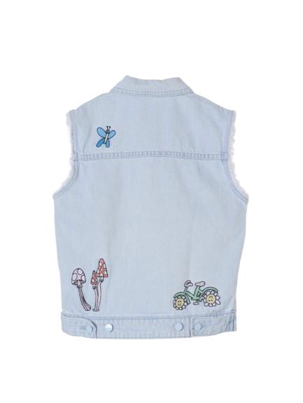 25SS [키즈] 스텔라 맥카트니 니트/스웻셔츠 TW2A12 Z0746 600 Blue - STELLA MCCARTNEY