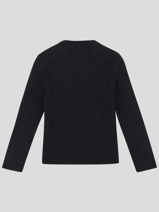 25SS 발렌시아가 긴팔 티셔츠 793613 T52151000 Black - BALENCIAGA