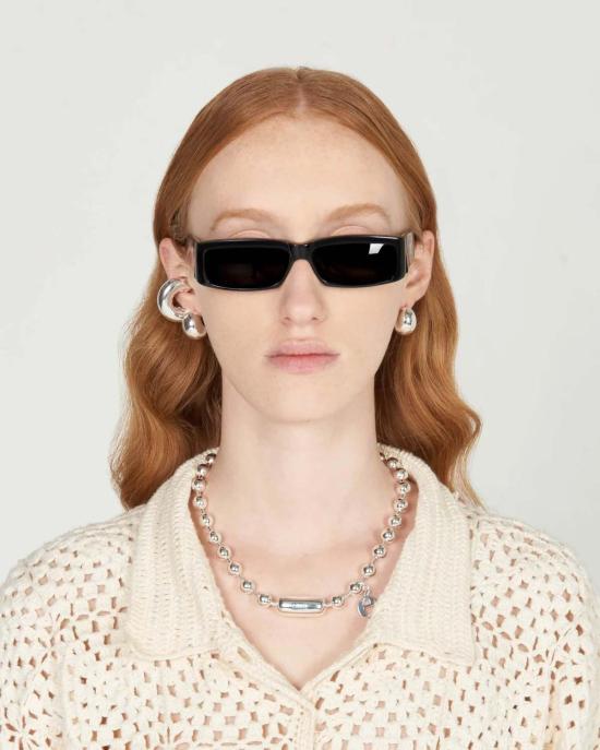  엘리우 싱글 이어링 바시티 커프 실버 - ELIOU