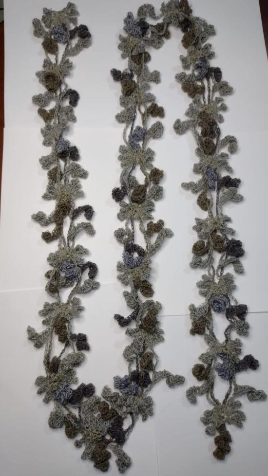  Luna Del Pinal 블라우스 루나 델 피날 오렌지 필 크로셰 이브닝 셔츠 시민 트와일라잇 - OTHER BRANDS