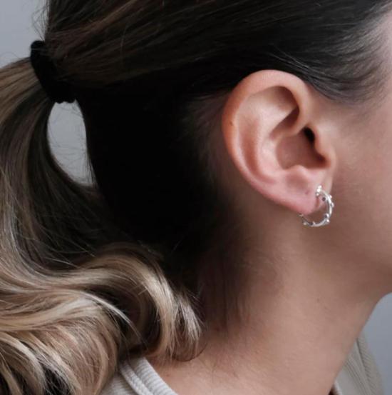  Daniela Salcedo 이어링 Trufa 후프 귀걸이