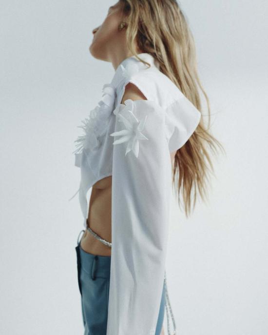  Omelia Atelier 블라우스 오멜리아 아틀리에 리디자인 셔츠 90 화이트 - OTHER BRANDS