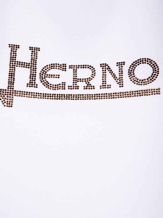 25FW 에르노 반팔 티셔츠 JG000211D 52009 1080 White - HERNO