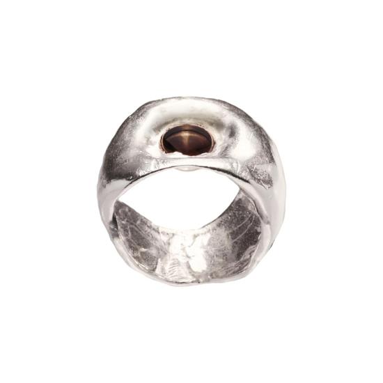  시무에로 반지 모마 링 스모키 쿼츠 - SIMUERO