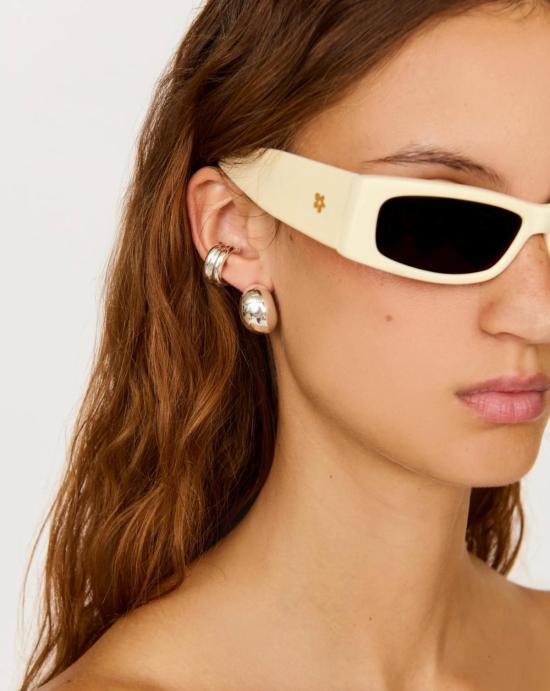  엘리우 이어링 더블 레지나 커프 실버 - ELIOU