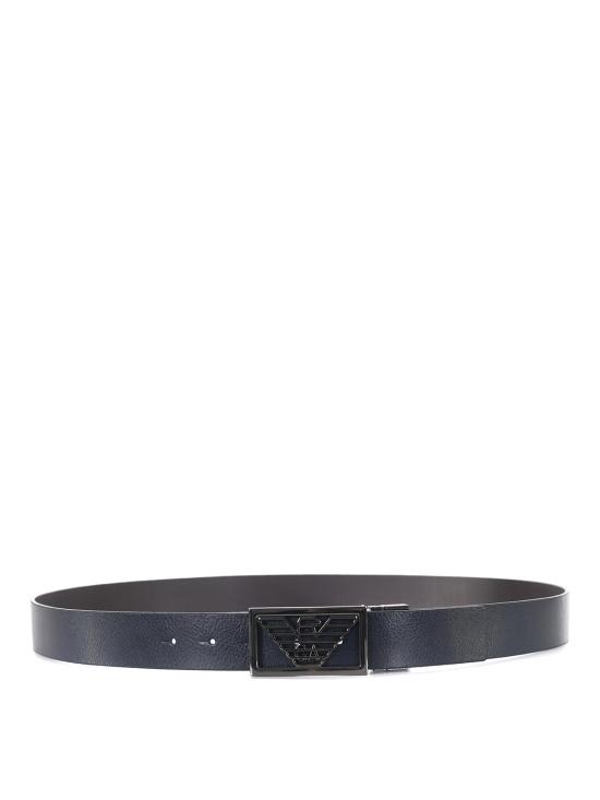  엠포리오 아르마니 가죽 벨트 Y4S507Y134J88272 Blue - EMPORIO ARMANI