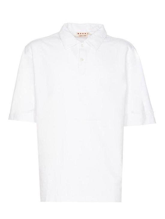 25SS 마르니 폴로 티셔츠 POMU0037X0UTC40600W01 White