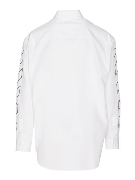  오프화이트 긴팔 셔츠 OMGE004S25FAB0020110 White - OFF WHITE