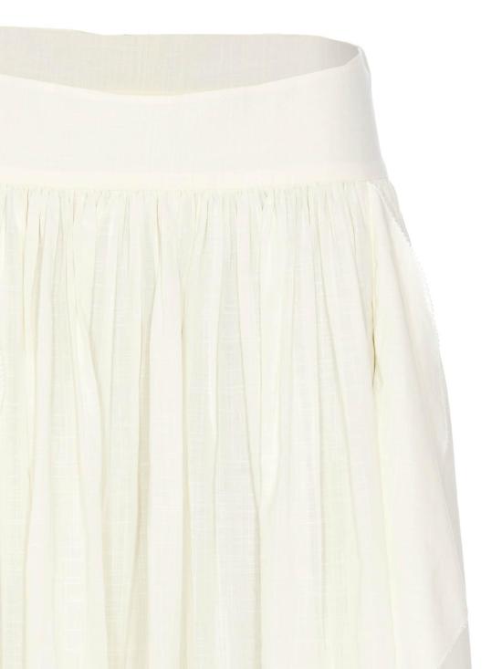 25SS 짐머만 롱 스커트 2457SRS252TEA White - ZIMMERMANN